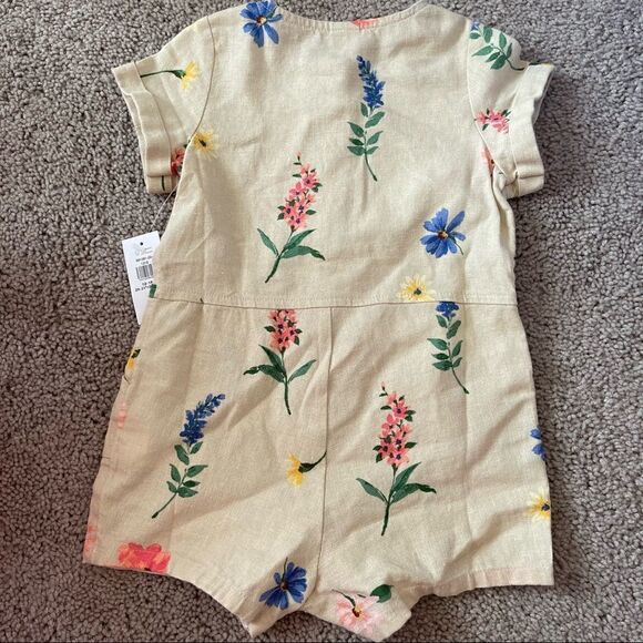 NWT Old Navy Floral Romper 12-18 mo - Picture 4 of 5
